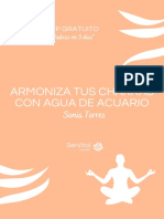 Armoniza Tus Chakras Con Aguas de Acuario