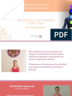 Armoniza Tus Chakras Con Yoga