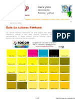 Guía de Colores Pantone