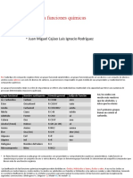 Consulta Funciones Quimicas