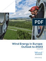 Wind Energy in Europe: Outlook To 2023: October 2019