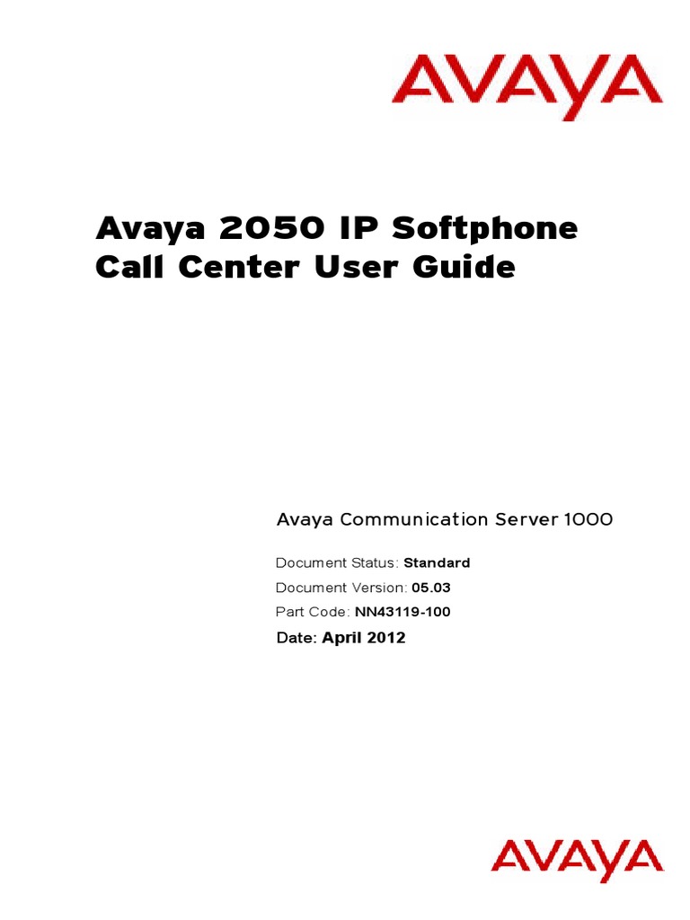 Avaya 2050 IP Softphone Call Center User Guide | PDF | Keyboard
