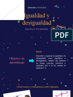 Igualdad y Desigualdad