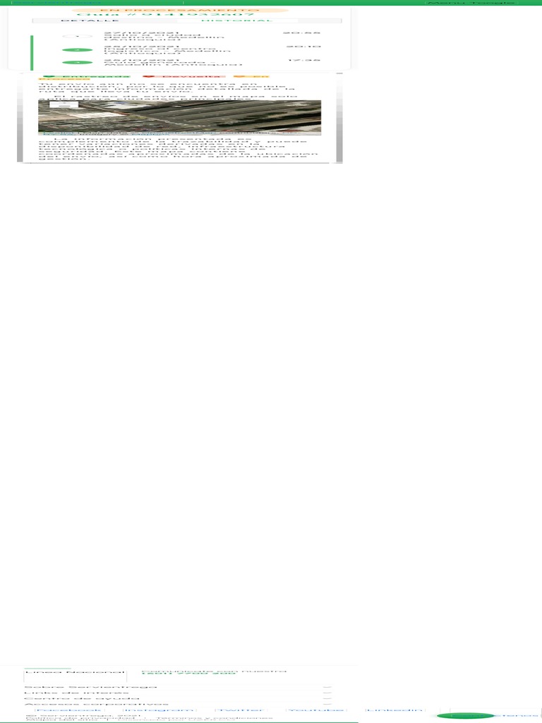 RASTREO DE ENVIOS intelligence overview