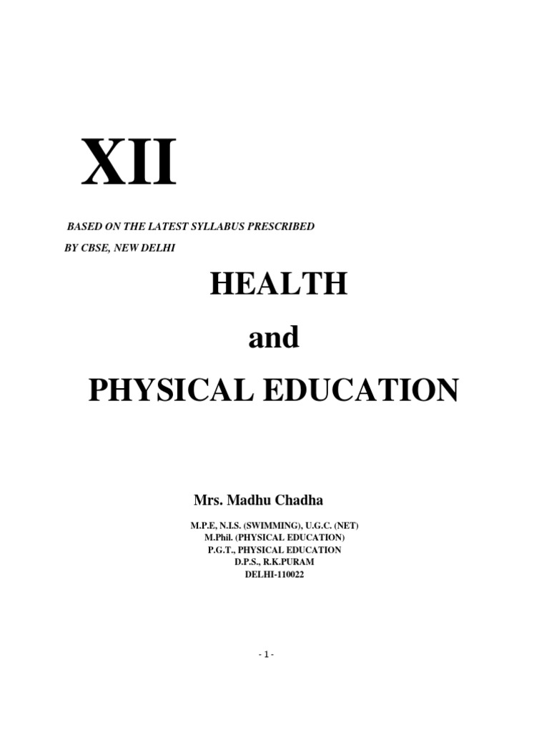 PHYSICAL EDUCATION NOTES PDF 10 TO 12 DOWNLOAD IN ENGLISH visual data 7