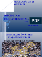 Disciplina: Educatie Sociala: Propunător
