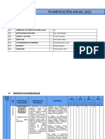 Planificación anual 2021 educación física