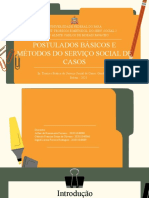 Postulados e métodos do serviço social de casos