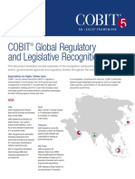 Cobit Legislative Recognition