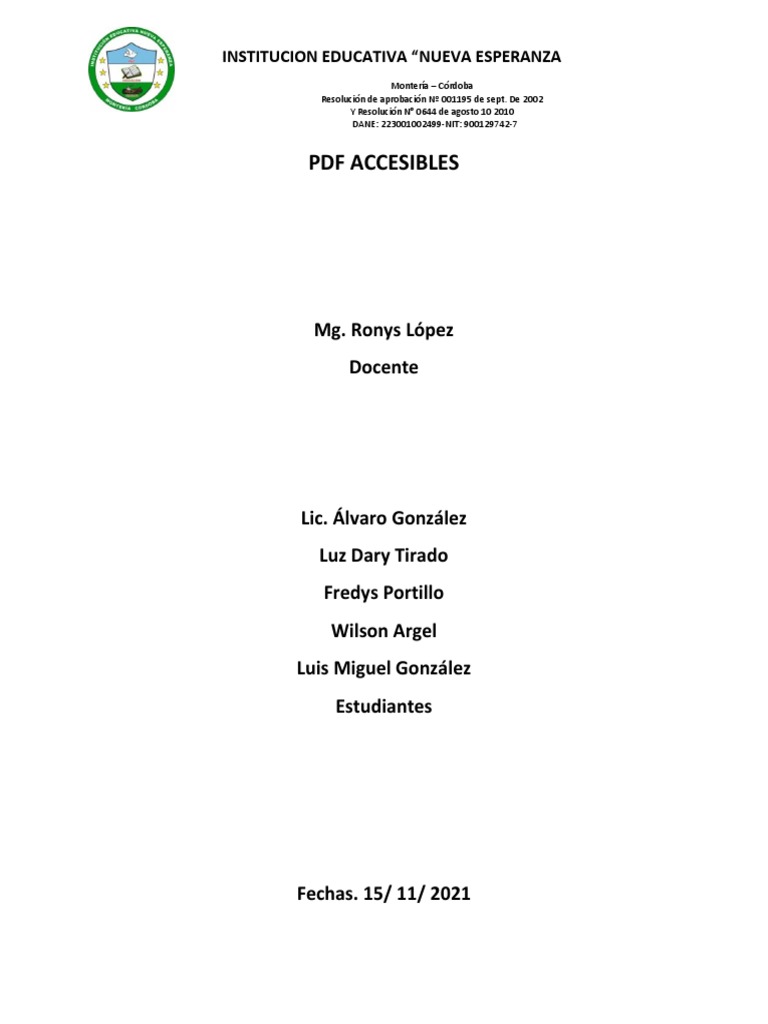 Discapacidad y derechos en Colombia | PDF | Invalidez | Colombia
