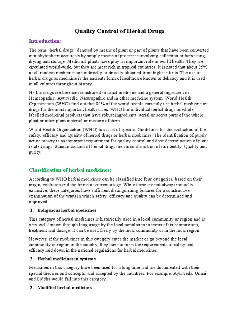 Quality Control of Herbal Drugs PDF Solubility Pharmacology