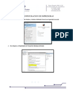 Manual de Configuración de Impresoras - APLICATIVO