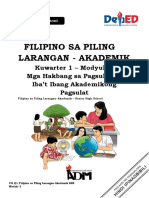 Q1 - Module 2 - FILIPINO SA PILING LARANGAN AKADEMIK