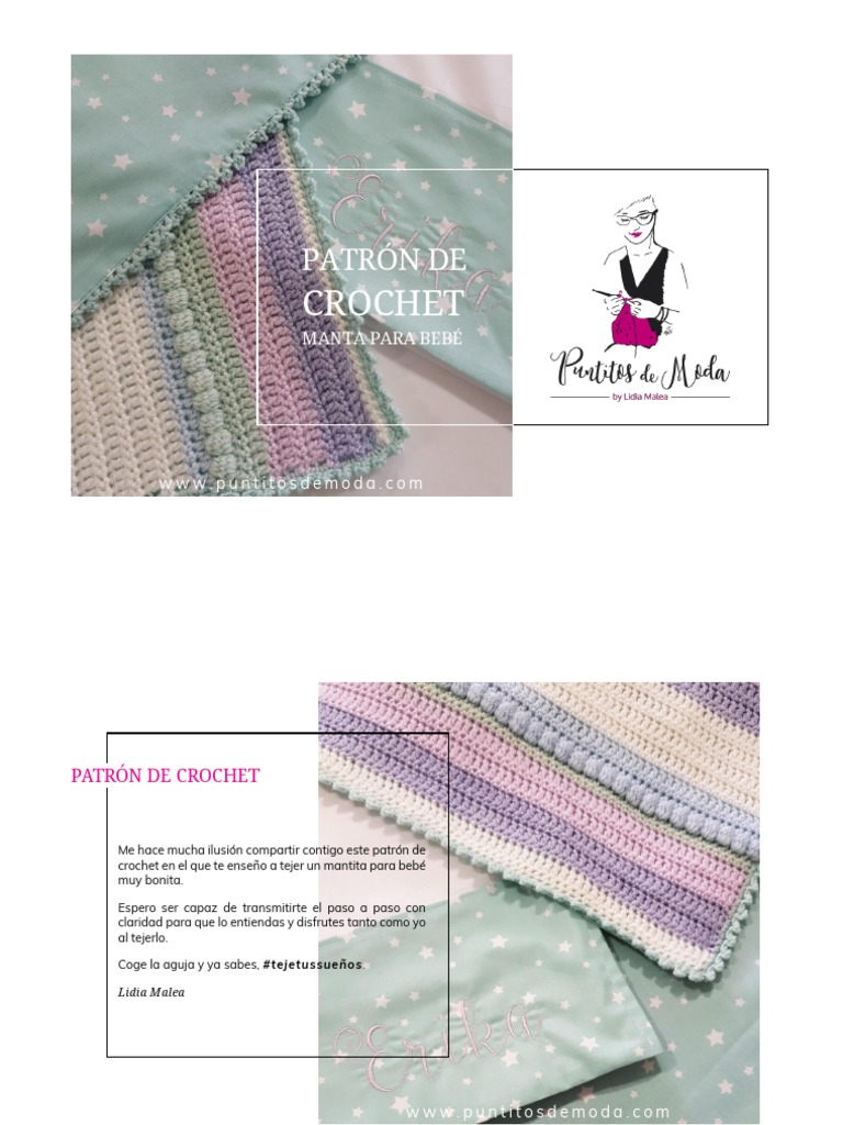 5 Mantitas a Crochet para tejerle a bebé