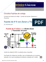 Circuitos Fuentes de Voltaje, Cargadores de Baterías - Electrónica Unicrom