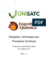 Introdução aos Processos Químicos