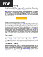 Download Personality Essay by Anamaria Donkov SN54310469 doc pdf