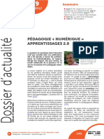 Pédagogie + Numérique Apprentissages 2.0