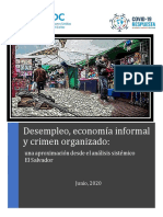 Desempleo Economia Informal y Crimen Organizado Una Aproximacion Desde El Analisis Sistemico El Salvador VFNL