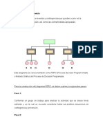 Diagrama de contingencia y flechas