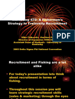 Marketing 470: A Fisherman's Strategy To Fraternity Recruitment