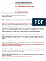 Questões Sobre Teoria Da Contabilidade e Estruturas Conceituais