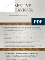 Assertive Behaviour Presentation