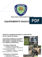 Equipamiento Policial