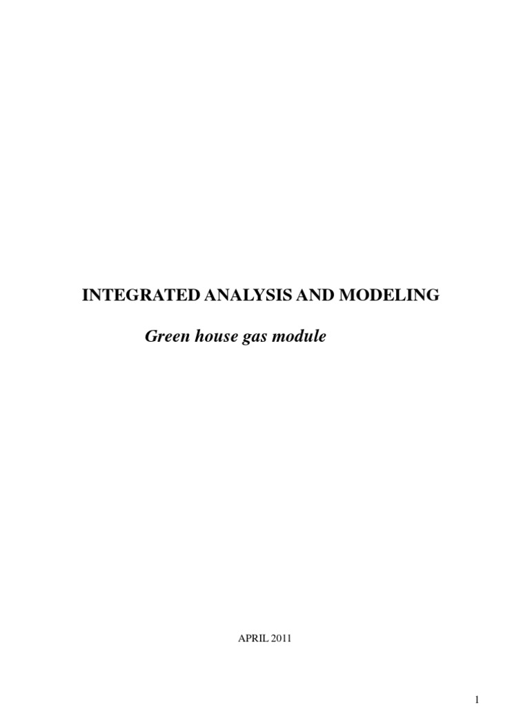 Greenhouse Gas Impact Analysis | PDF | Global Warming | Carbon Dioxide ...