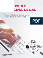 Noções de Medicina Legal: Traumatologia e Tanatologia
