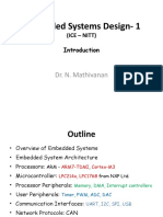 Embedded Systems Design-1: Dr. N. Mathivanan