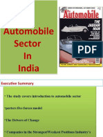 Automobile Sector - MC Kinsey Model