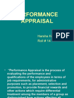 Performance Appraisal Harsha