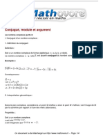 Cours Conjugue Module Et Argument Maths Terminale 16