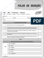 Folha de Redação: Competências Avaliadas