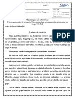 Avaliação de História - Setembro - 4º Ano