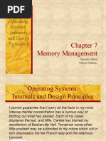 Operating Systems: Internals and Design Principles: Memory Management