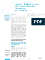 Generación Híbrida de Energía Eléctrica Como Alternativa para Zonas No Interconectadas