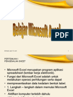 Modul Excel Dasar