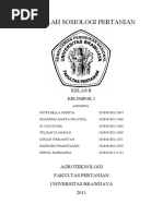 Makalah Sosiologi Pertanian Tentang Interaksi Sosial