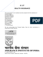 IC-27 Health Insurance: Acknowledgement