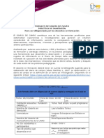 Diario de Campo Inmersión Investigación