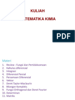 Matematika Dasar untuk Kimia