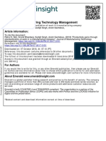 Journal of Manufacturing Technology Management: Article Information