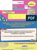 Guía 2 Medidas de Dispersión