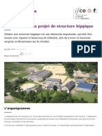 Elaboration Dun Projet de Structure Hippique