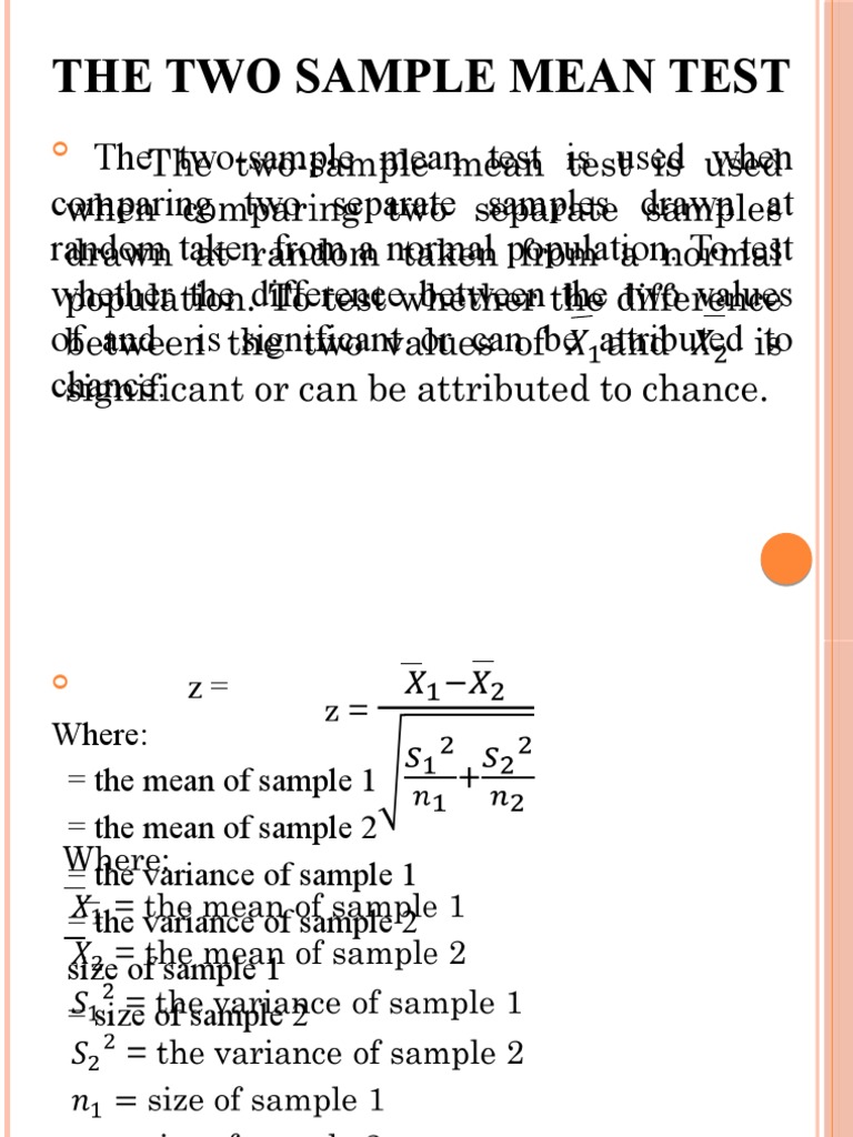 4ZTest (TwoSample Mean Test) PDF