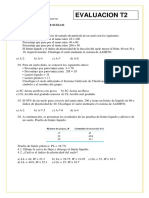 Evaluacion T2: Curso: Mecanica de Suelos