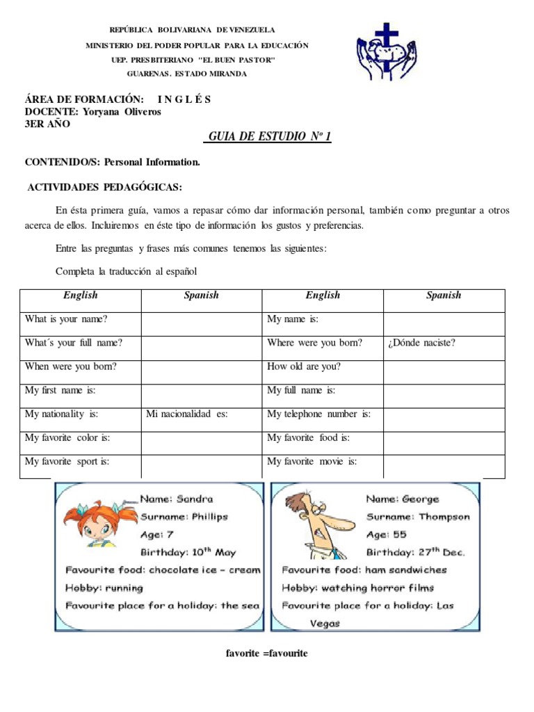 Ingles 1 | PDF | Artes del Lenguaje y Comunicación
