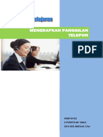 Menerapkan Panggilan Telepon: Front Office Xi Perhotelan/ Ganjil Oleh: Dede Nursilah, S.Par